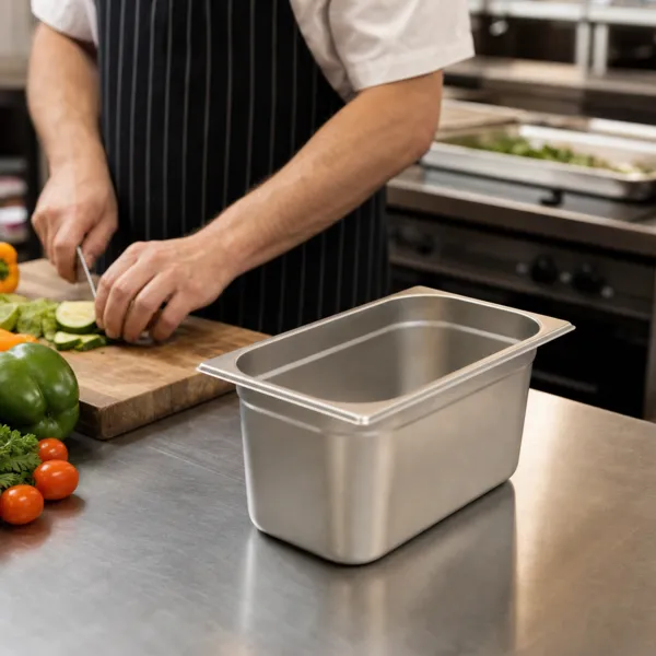 Bacinella Gastronorm GN 1/3 Inox - Profondità 150 mm - 5,7 L